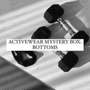 AMB: blue and green leggings and shorts, size small